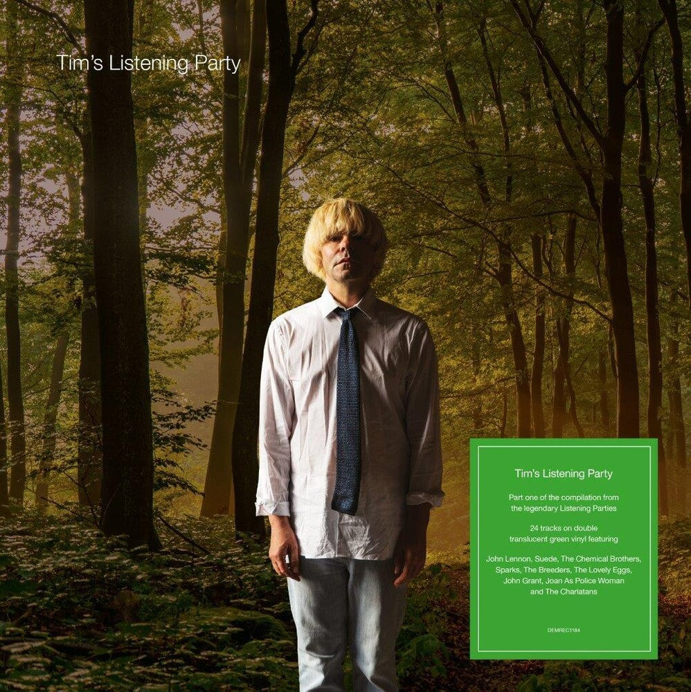 the album cover for Tim Burgess Listening Party / Various - Tim Burgess Listening Party / Various [Colored Vinyl] (Grn)