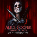 the album cover for Alice Cooper - Theatre Of Death - Live At Hammersmith 2009 [Red 2LP + DVD + Numbered Ticket]