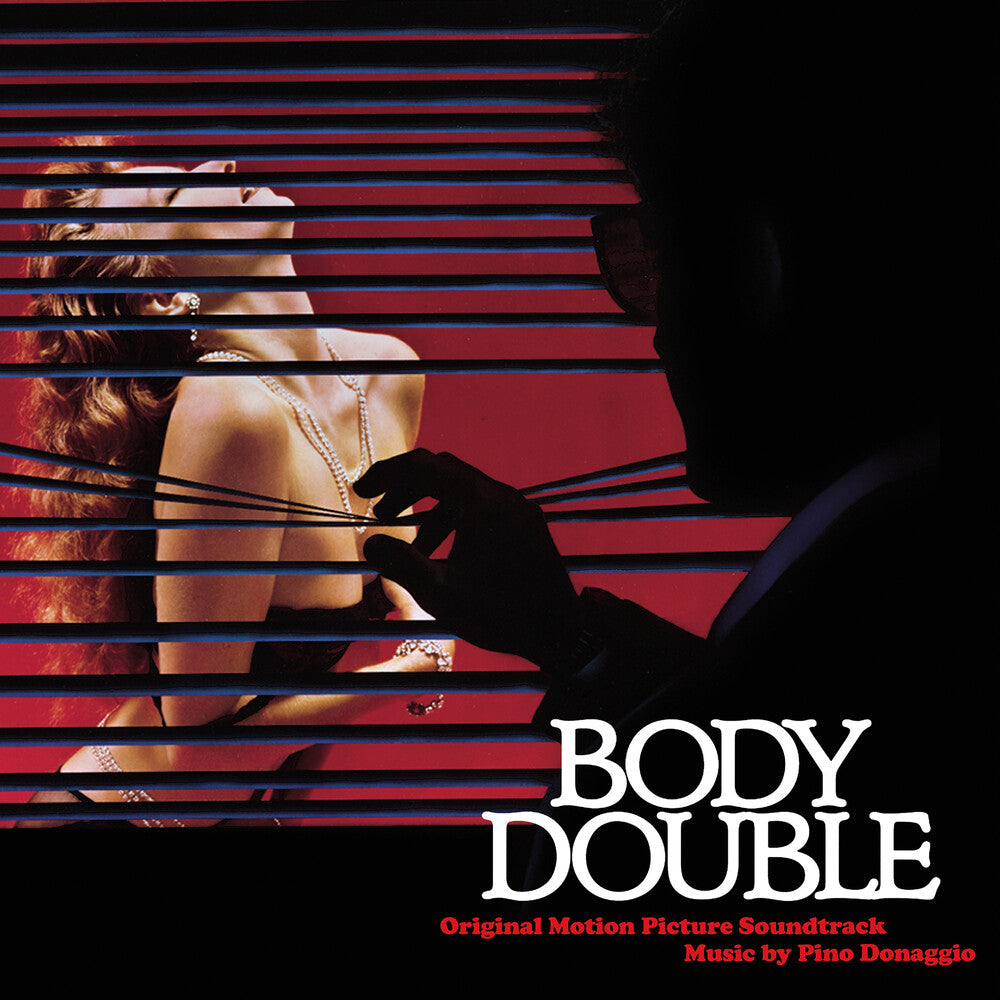 the album cover for Pino Donaggio  (Blue) (Colv) (Ogv) (Red) - Body Double - O.S.T. (Blue) [Colored Vinyl] [180 Gram] (Red)
