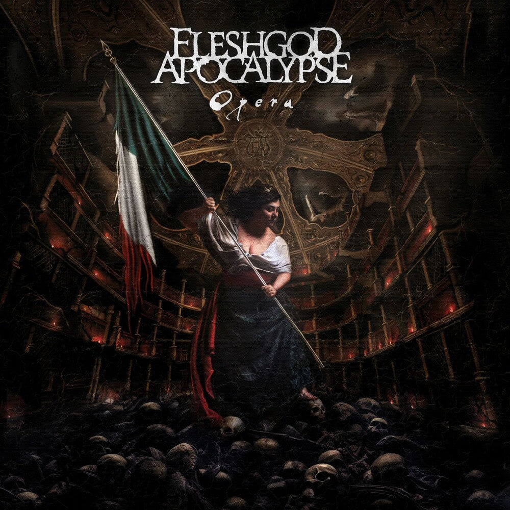 the album cover for Fleshgod Apocalypse - Opera