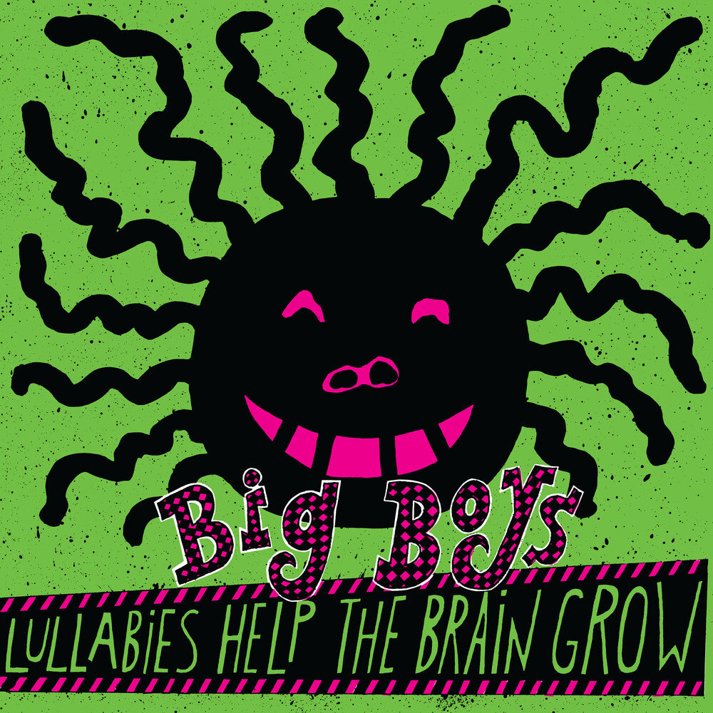 the album cover for Big Boys - Lullabies Help The Brain Grow - Pink [Colored Vinyl] [180 Gram]