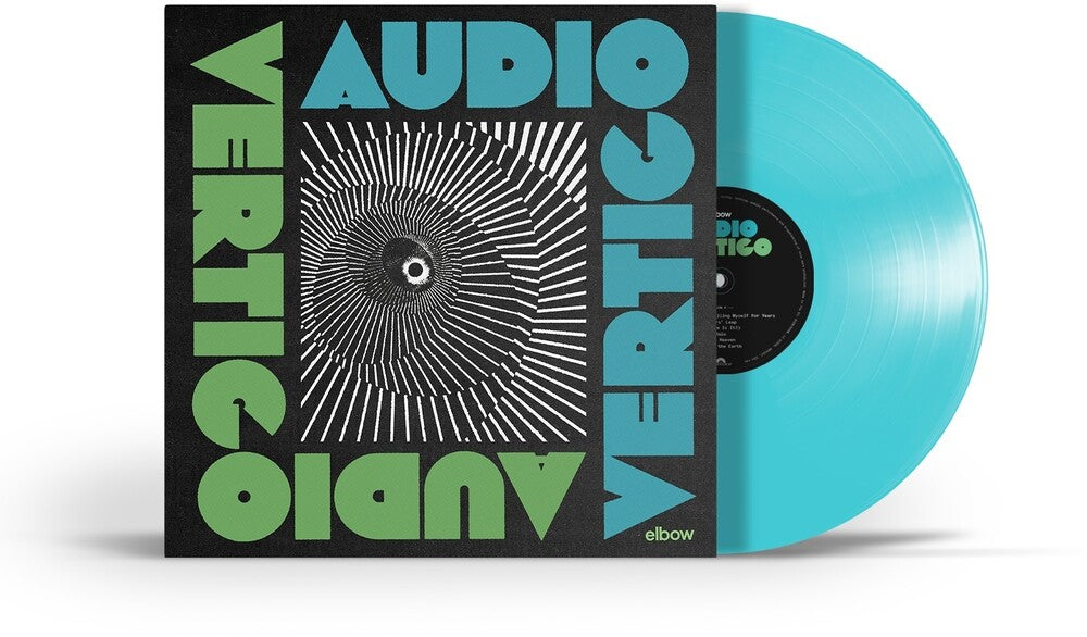 the album cover for Elbow - Audio Vertigo [Limited Edition Indie Exclusive Transparent Blue LP]