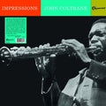 the album cover for John Coltrane - Impressions