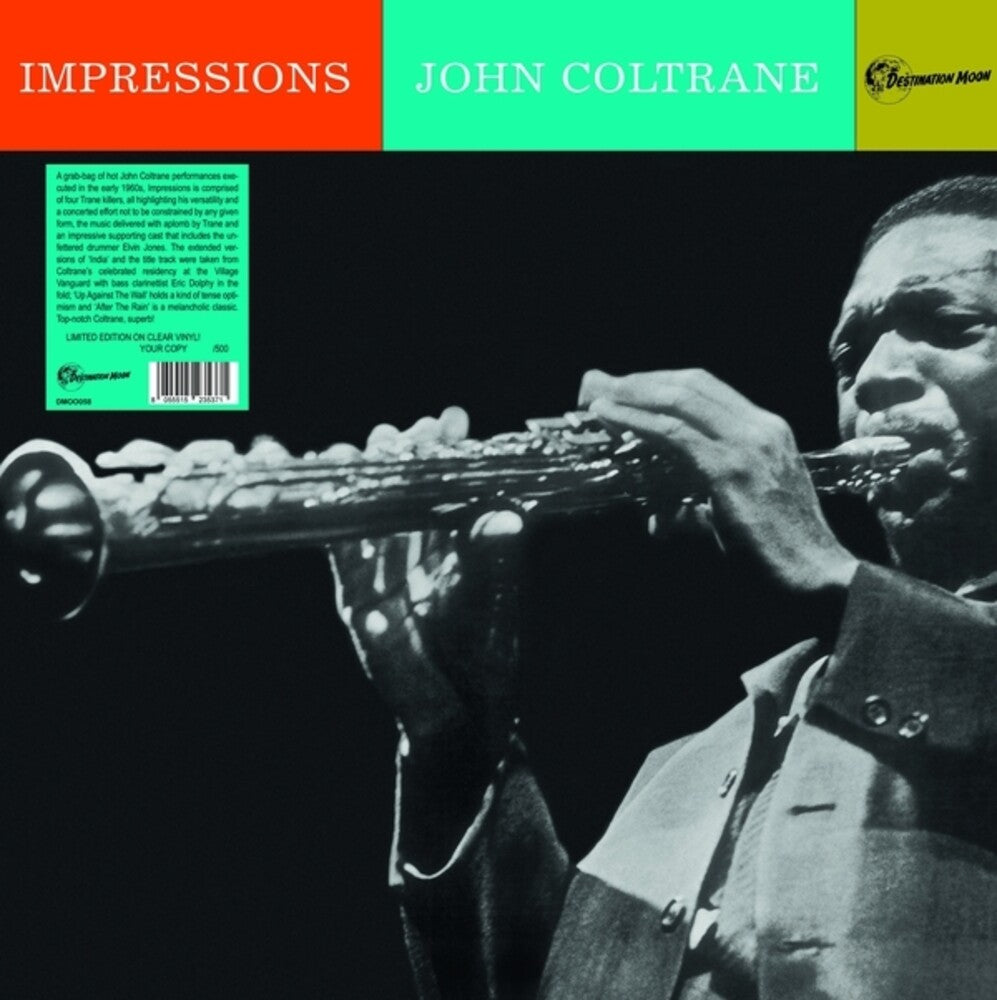 the album cover for John Coltrane - Impressions