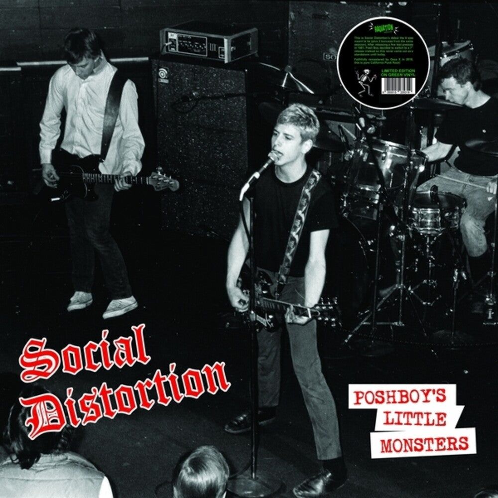 the album cover for Social Distortion - Poshboy's Little Monsters [Colored Vinyl] (Grn)