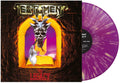 the album cover for Testament - Legacy - Purple W Yellow Splatter [Colored Vinyl] (Purp)