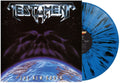 the album cover for Testament - New Order - Cyanide Blue W Black Splatter (Blk)