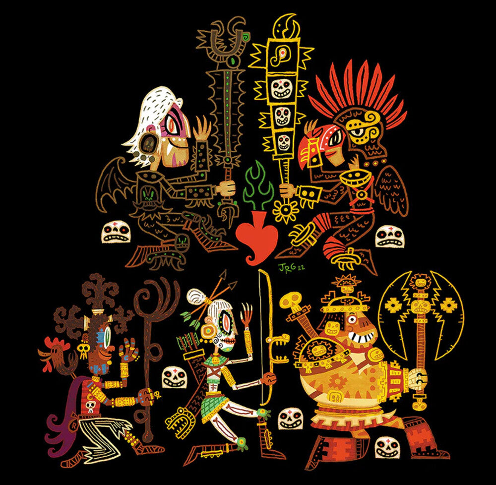 the album cover for Maya & The Three - O.S.T. (Colv) (Gate) - Maya & The Three - O.S.T. [Colored Vinyl] (Gate)