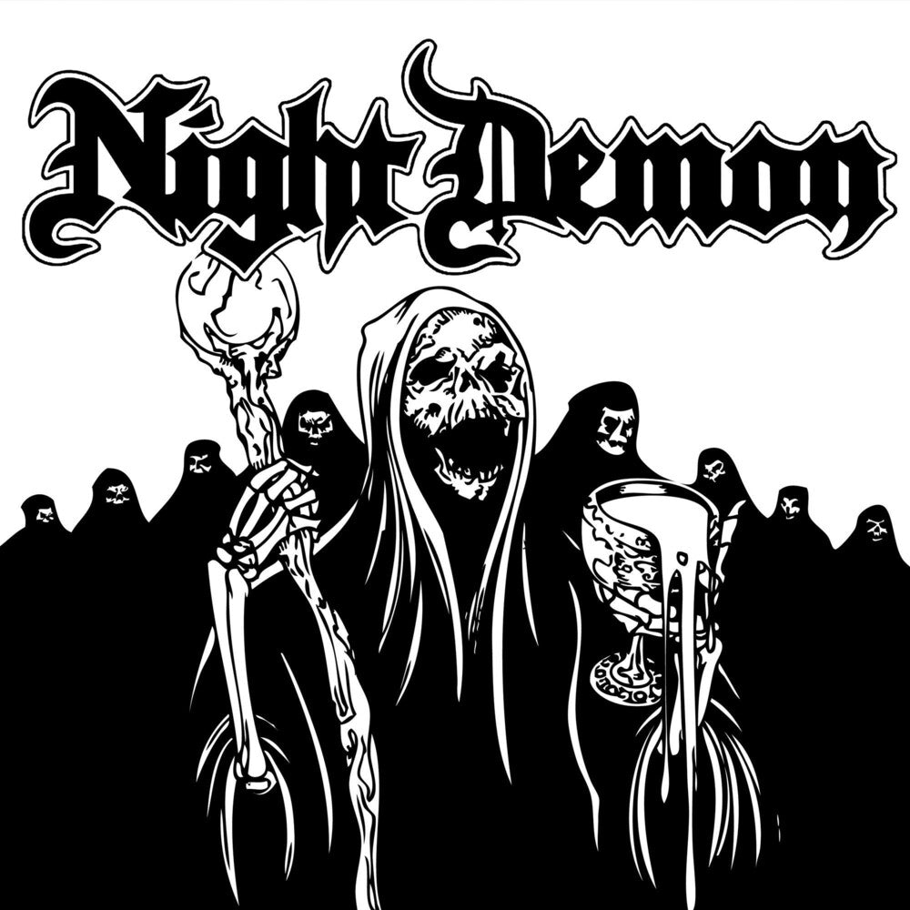 the album cover for Night Demon - Night Demon (Blk) [Colored Vinyl] [Deluxe] (Wht) [Reissue]