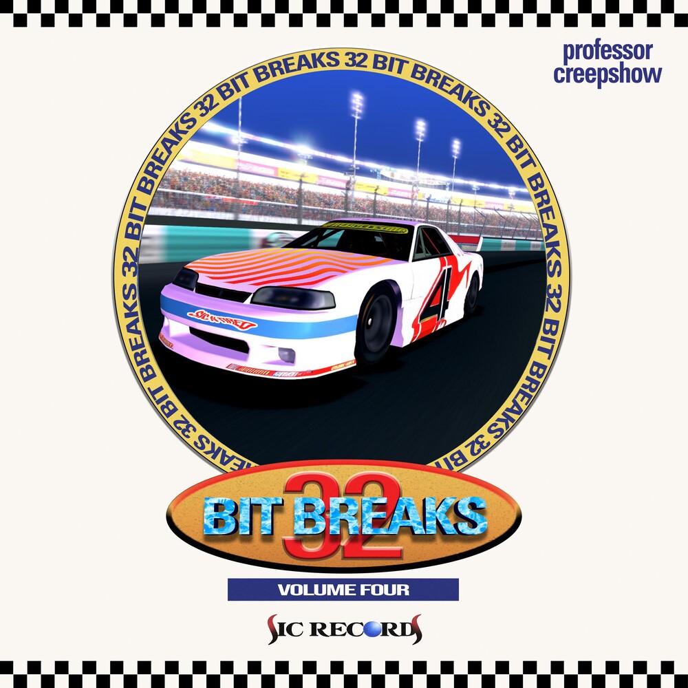 the album cover for Professor Creepshow - 32 Bit Breaks Vol. 4