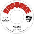 the album cover for Leon Dinero  & The Inversions - Heartbreak / Cut Both Ways