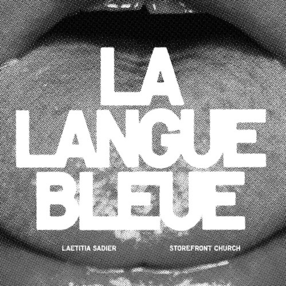 the album cover for Laetitia Sadier  & Storefront Church - Langue Bleue