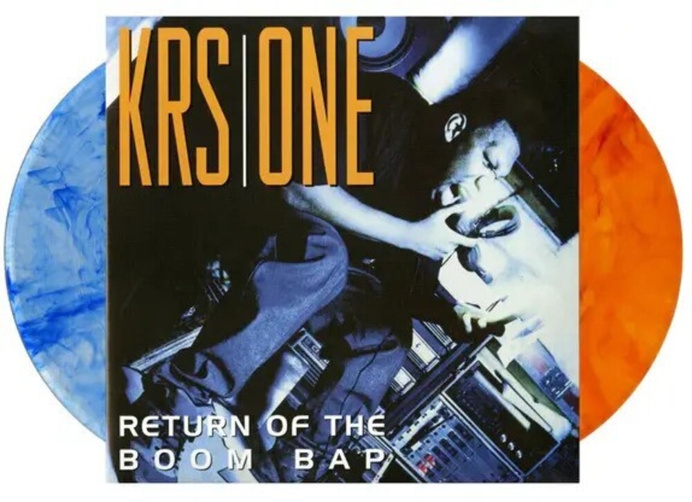 the album cover for KRS-ONE - Return Of The Boom Bap (Blue) [Colored Vinyl] (Gate) (Org)