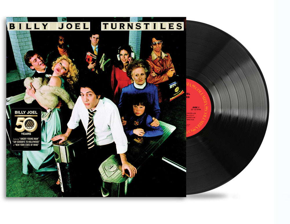 the album cover for Billy Joel - Turnstiles