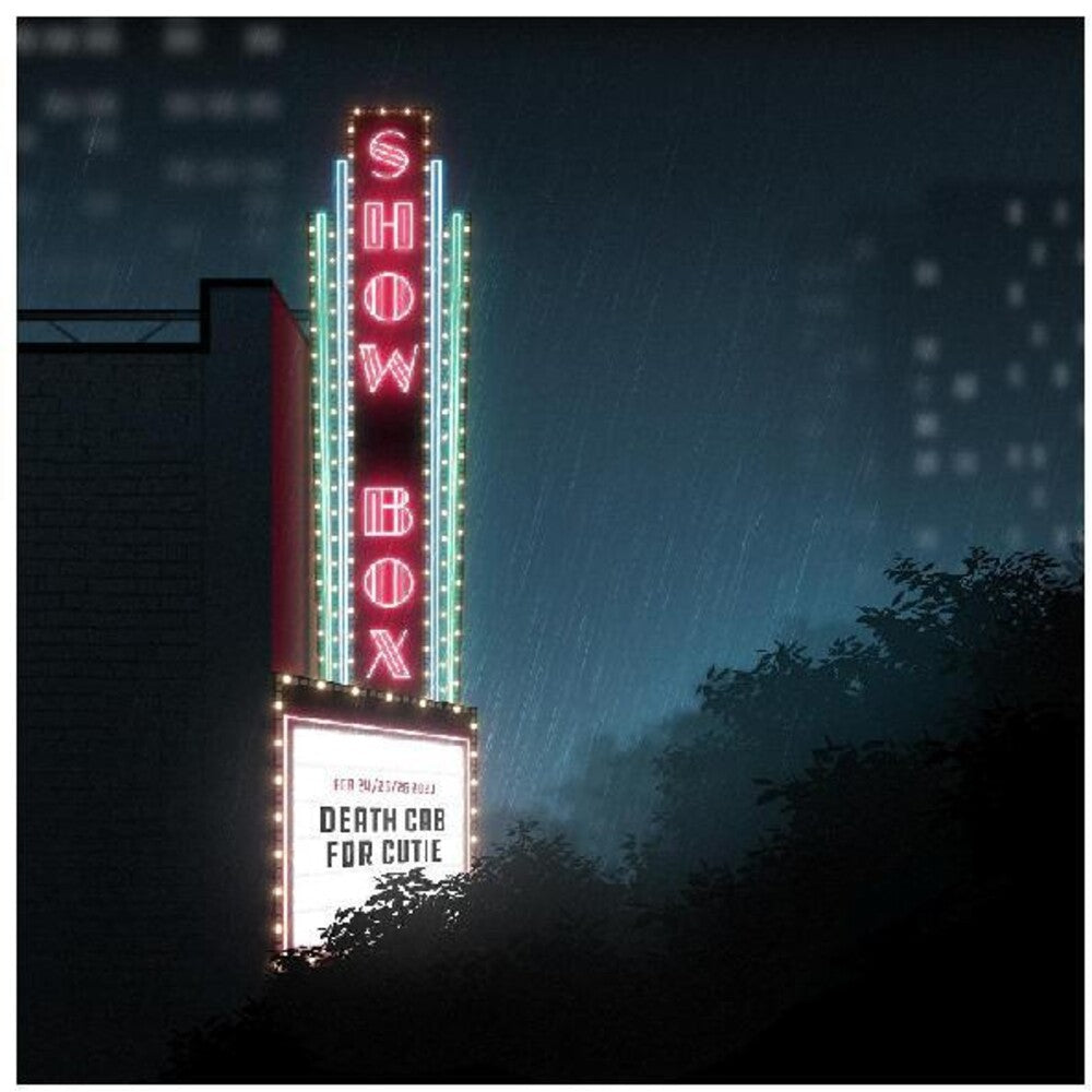 the album cover for Death Cab for Cutie - Live At The Showbox [Colored Vinyl] (Pnk) [Record Store Day] 
