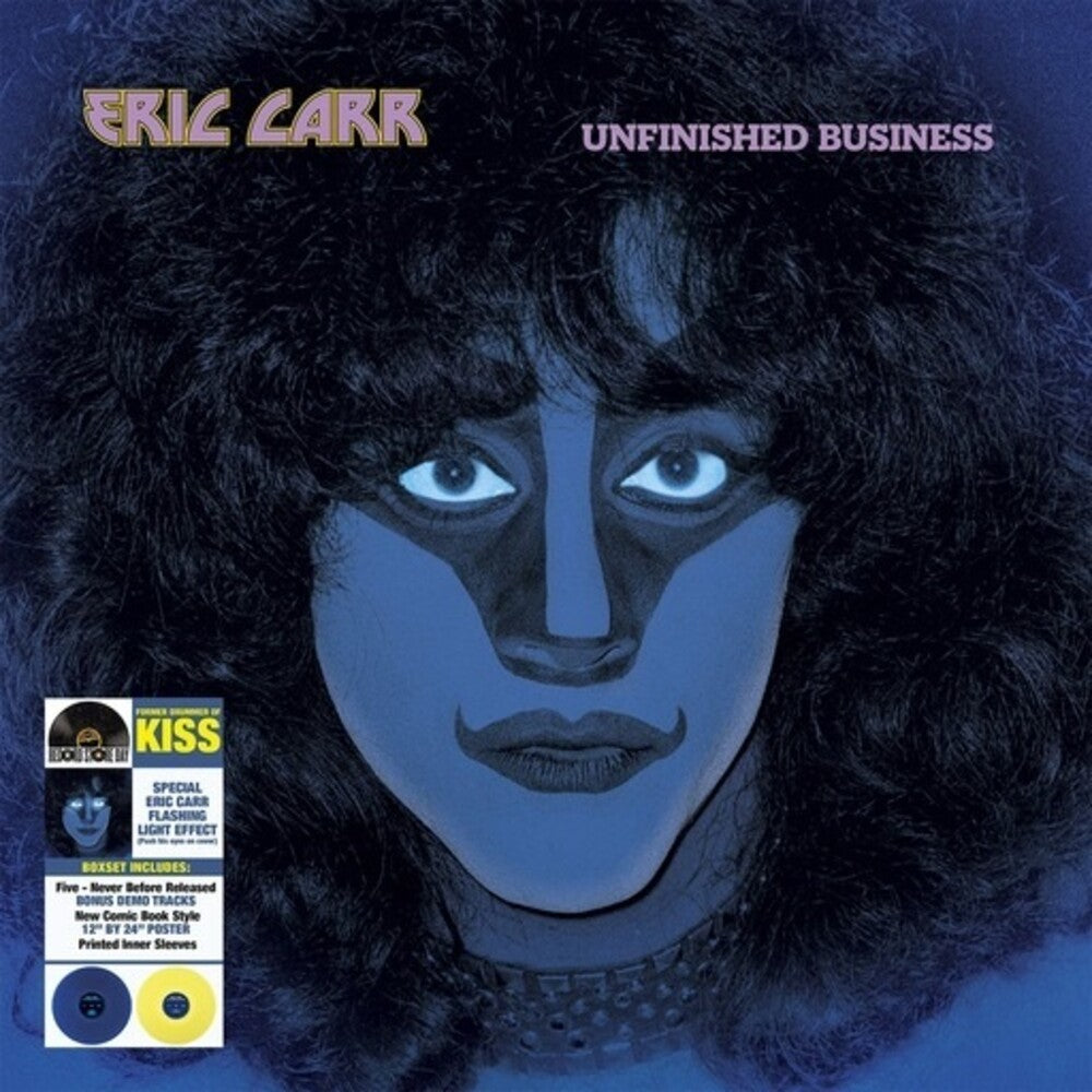 the album cover for Eric Carr from KISS - Unfinished Business: Deluxe Editon Boxset (Rsd) 