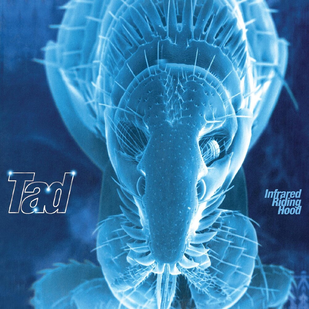 the album cover for Tad - Infrared Riding Hood (Aqu) [Colored Vinyl] [Record Store Day] 