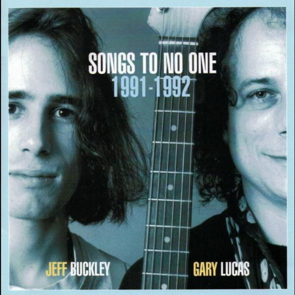 the album cover for Jeff Buckley  / Lucas,Gary - Songs To No One 1991-1992 (Blue) [Colored Vinyl] (Grn) 
