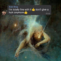the album cover for Arab Strap - I'm totally fine with it don't give a fuck anymore [LP]