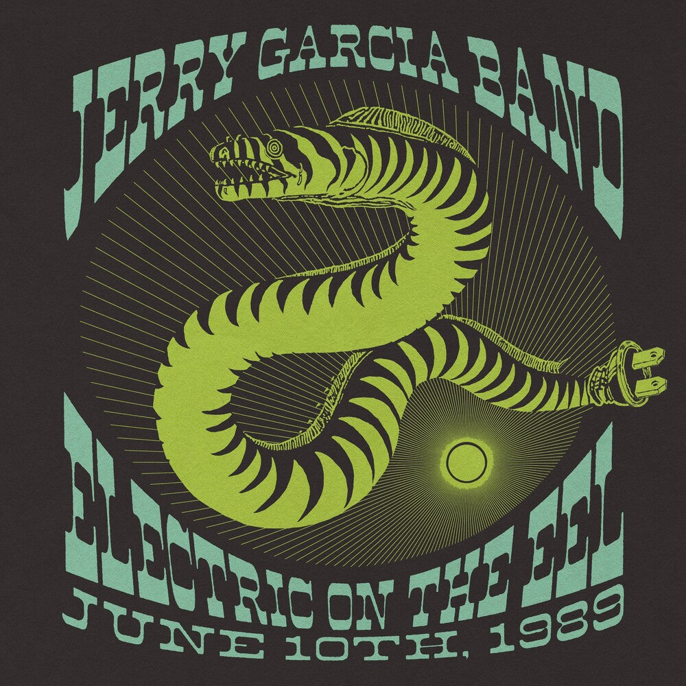 the album cover for Jerry Garcia - Electric On The Eel: June 10th, 1989 (Box) [Record Store Day] 