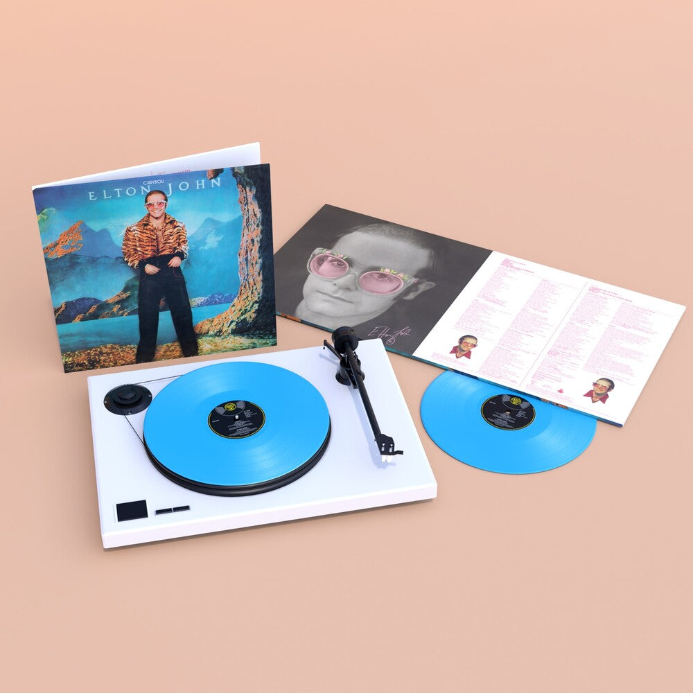 the album cover for Elton John - Caribou (50th Anniversary) [2LP]