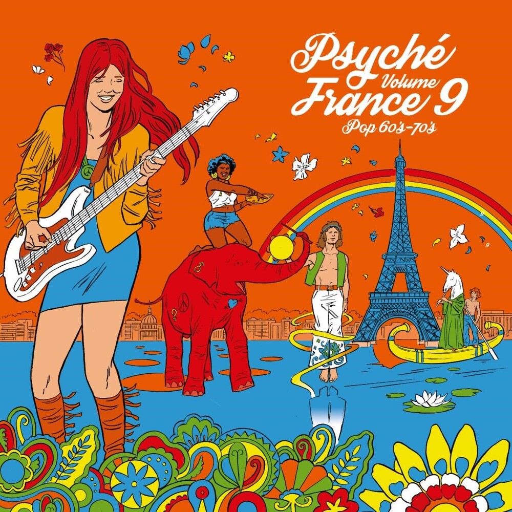 the album cover for Psyche France Vol. 9 / Various (Rex) - Psyche France Vol. 9 / Various [Record Store Day] 