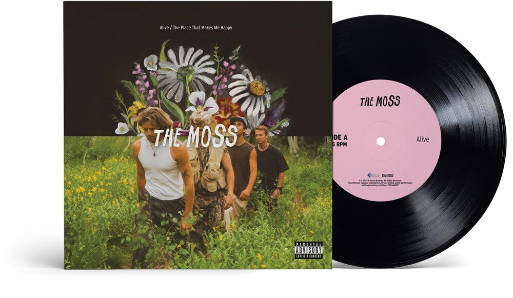 the album cover for Moss - Alive / The Place That Makes Me Happy [Record Store Day] 