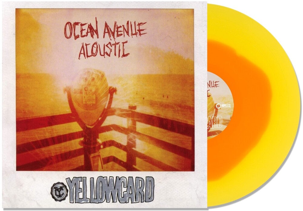 the album cover for Yellowcard - Ocean Avenue Acoustic [Indie Exclusive] [Colored Vinyl] [Indie Exclusive]