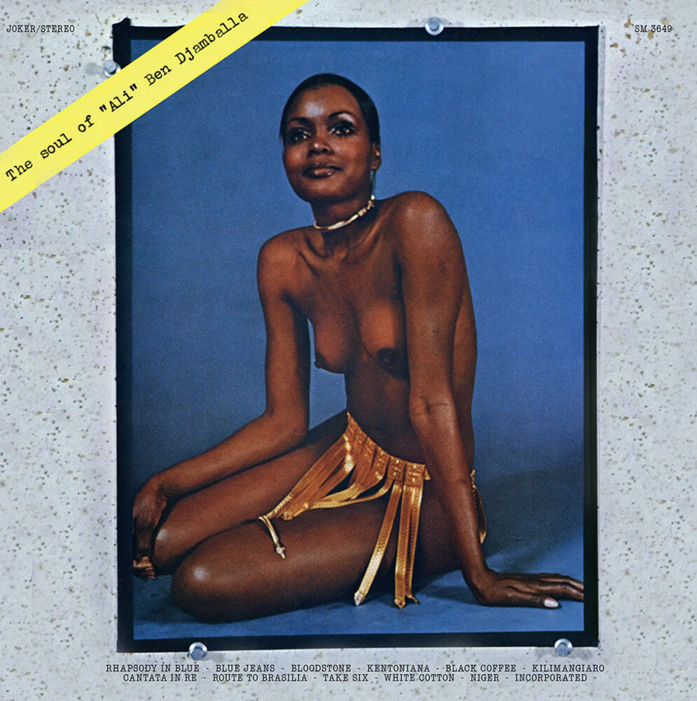 the album cover for Alberto Bembo  Baldan - Soul Of Ali Ben Djamballa [Indie Exclusive] (Blue) [Colored Vinyl]