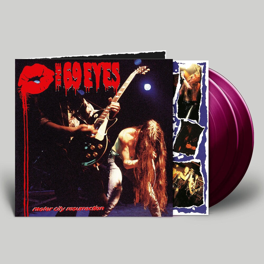 the album cover for 69 Eyes - Motor City Resurrection [Colored Vinyl] (Viol)