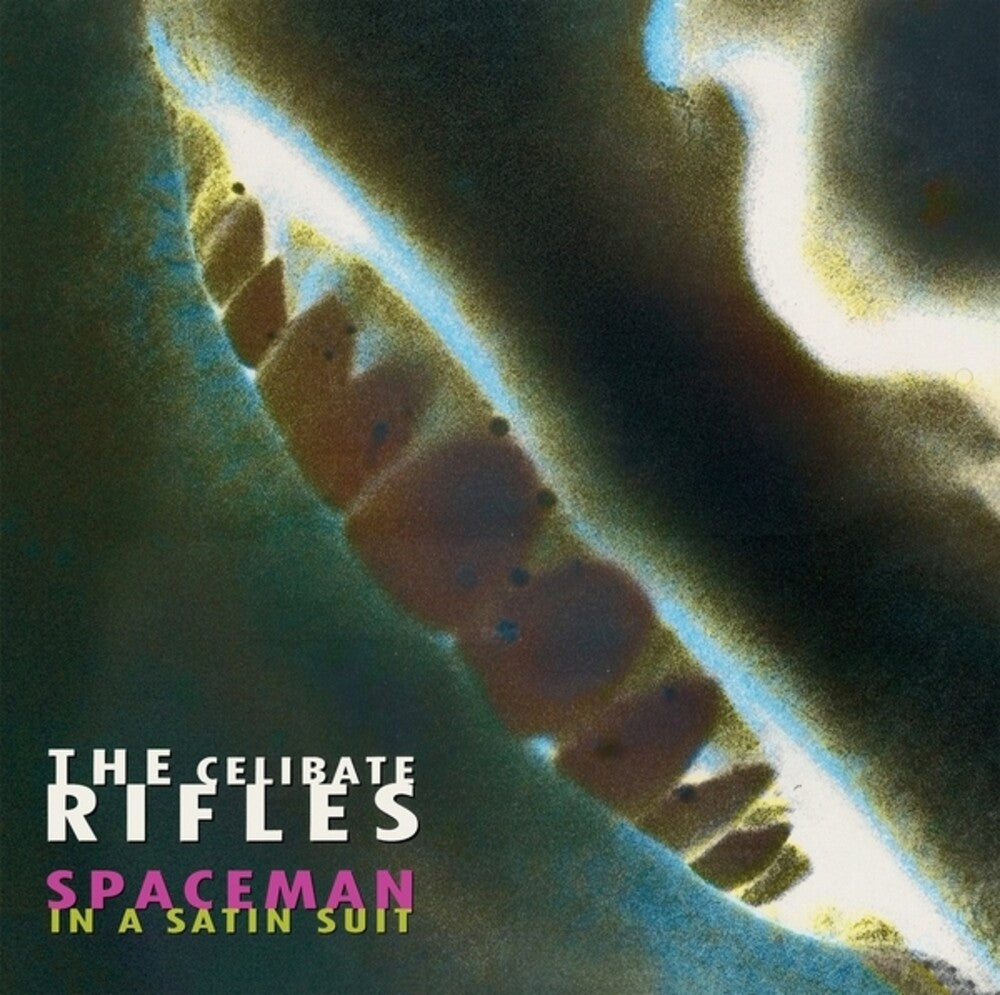 the album cover for Celibate Rifles - Spaceman In A Satin Suit