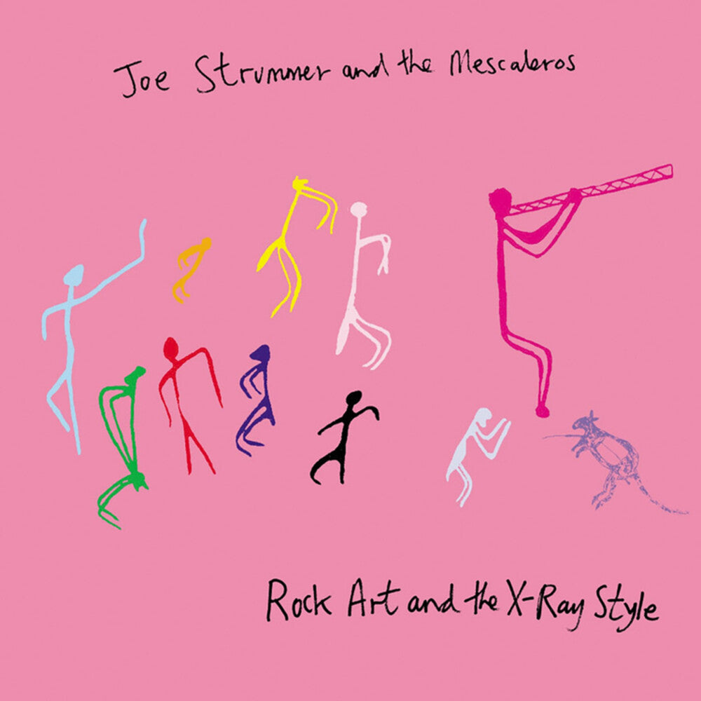 the album cover for Joe Strummer  & The Mescaleros - Rock Art And The X-Ray Style [Colored Vinyl] (Pnk) [Record Store Day] 
