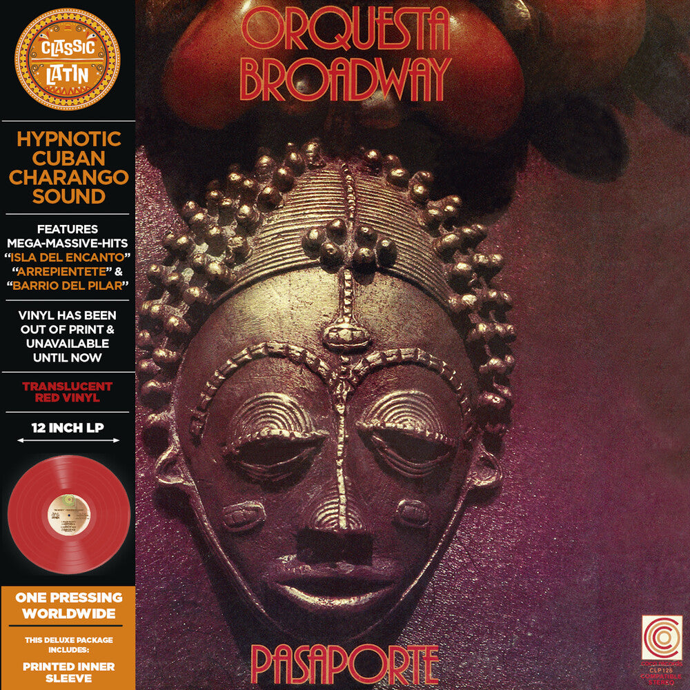 the album cover for Orquestra Broadway - Pasaporte [Colored Vinyl] [Deluxe] [Limited Edition] (Red) [Remastered] [Reissue]