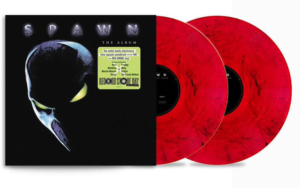 the album cover for Spawn The Album / Various (Colv) (Ofgv) (Red) - Spawn The Album / Various [Red Colored Vinyl RSD 2024] 