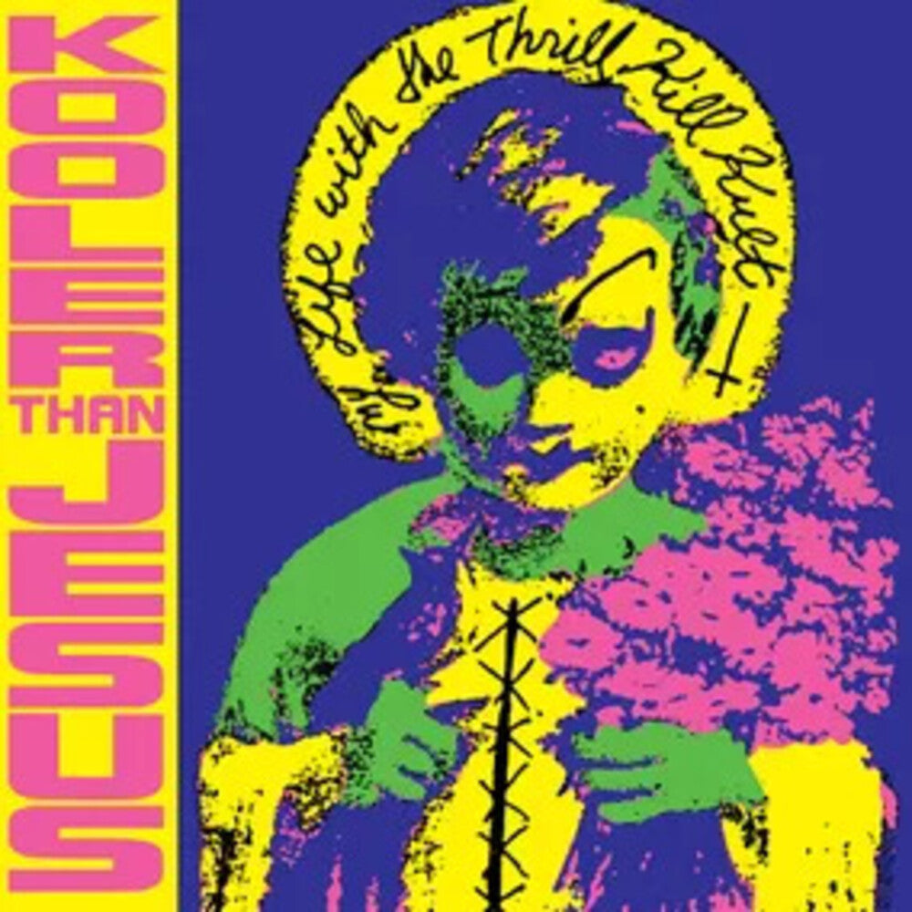 the album cover for My Life With The Thrill Kill Kult - Kooler Than Jesus 