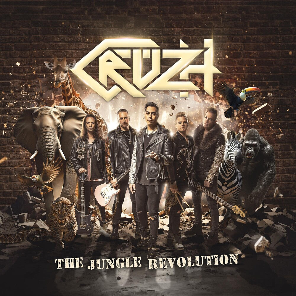 the album cover for Cruzh - Jungle Revolution