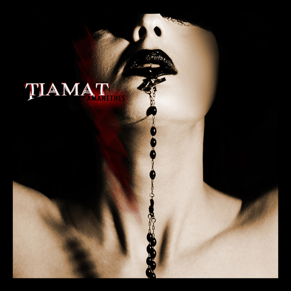 the album cover for Tiamat - Amanethes [Indie Exclusive] Trans Red [Colored Vinyl] (Gate) (Red)