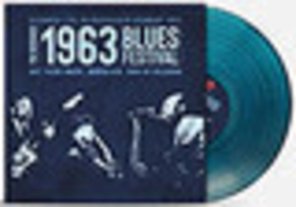the album cover for Memphis Slim / Sonny Boy Williamson / Matt Murphy - Reissued 1963 Blues Festival (Blue) [Clear Vinyl] [Record Store Day]