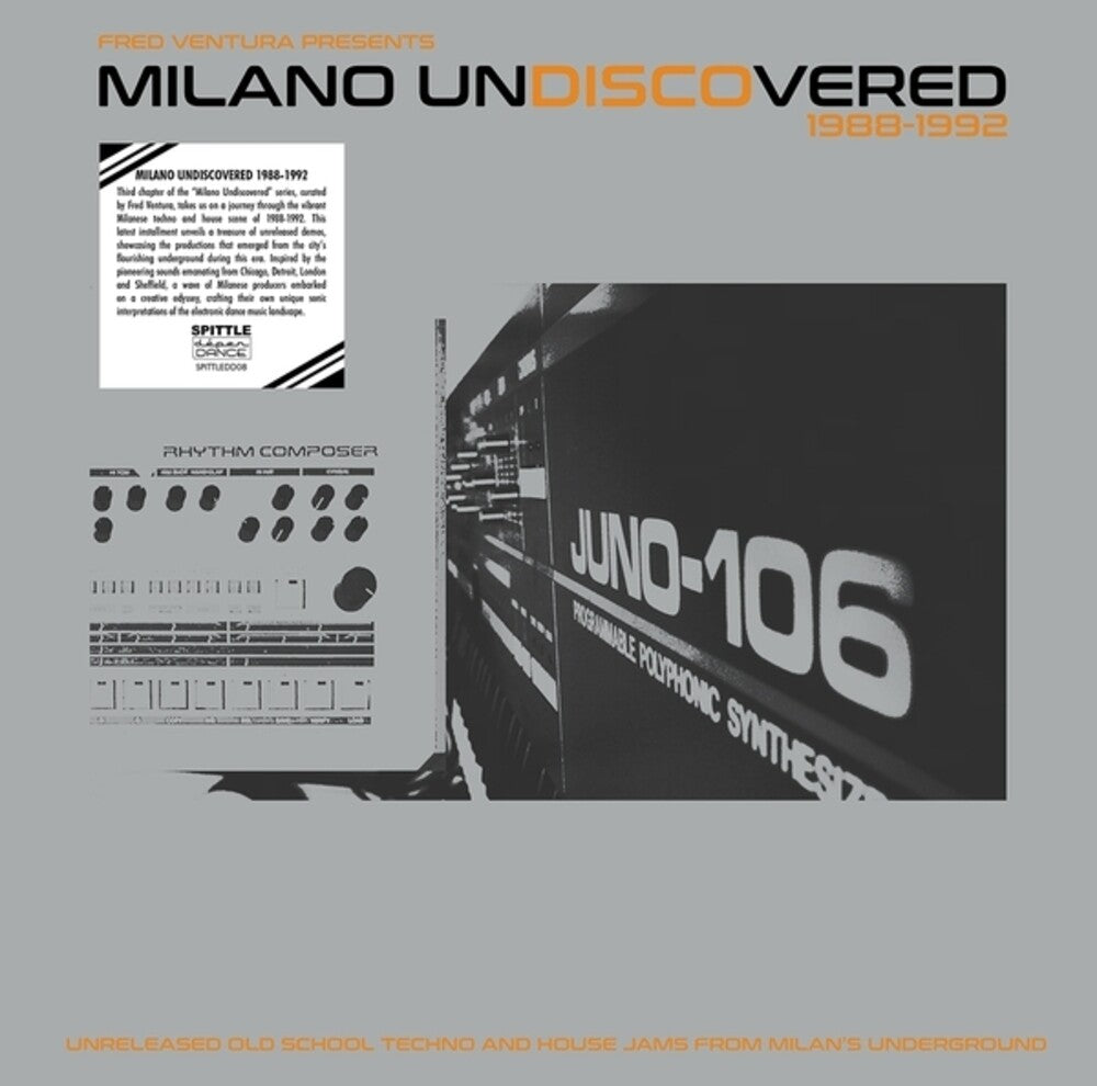 the album cover for Fred Ventura Presents Milano Undiscovered / Var - Fred Ventura Presents Milano Undiscovered / Var