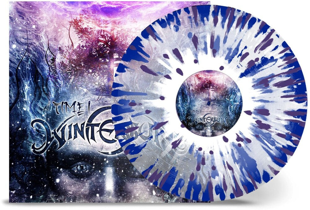 the album cover for Wintersun - Time I - Clear Blue White Purple Splatter (Blue)