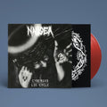 the album cover for Nausea - Cybergod / Lie Cycle [Clear Vinyl] (Red)