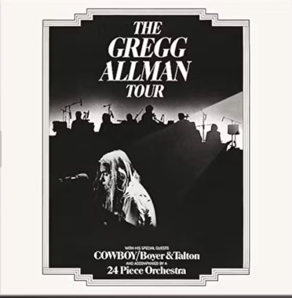 the album cover for Grammy Winning Artist - The Gregg Allman Tour (Limited Edition) (Grey & White Marble Vinyl)