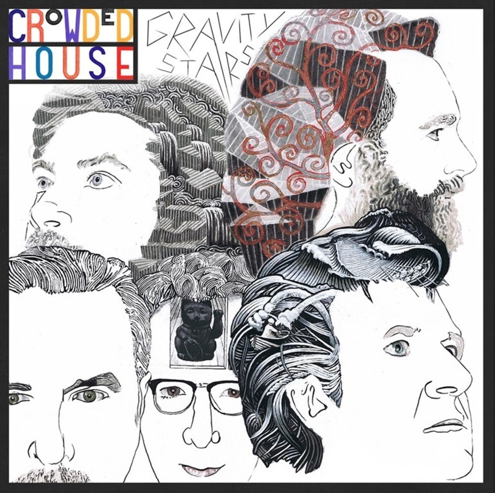 the album cover for Crowded House - Gravity Stairs