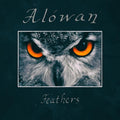 the album cover for Alowan - Feathers