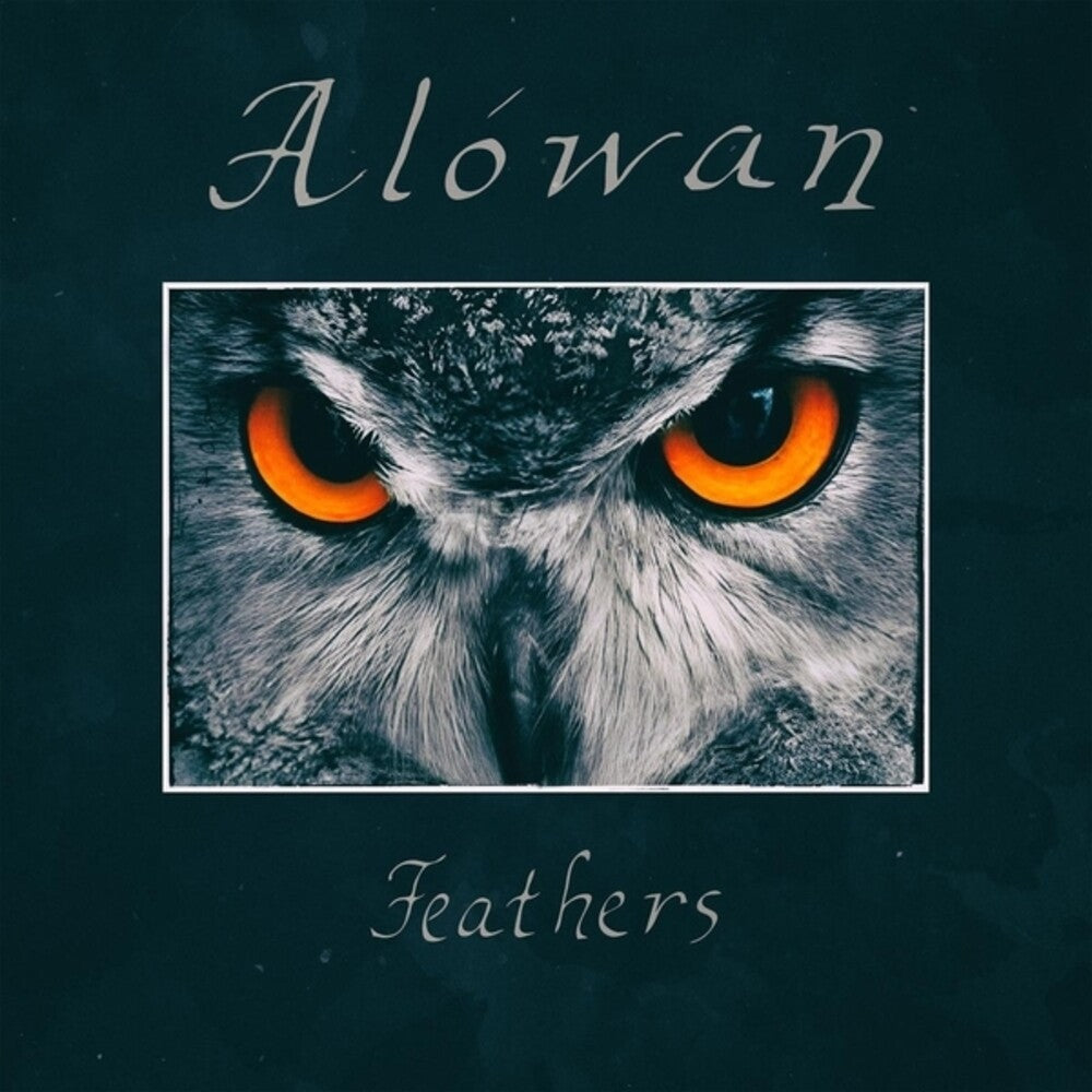 the album cover for Alowan - Feathers