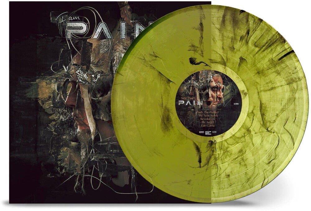 the album cover for Pain - I Am - Green Black Smoke (Blk) [Colored Vinyl] (Grn)