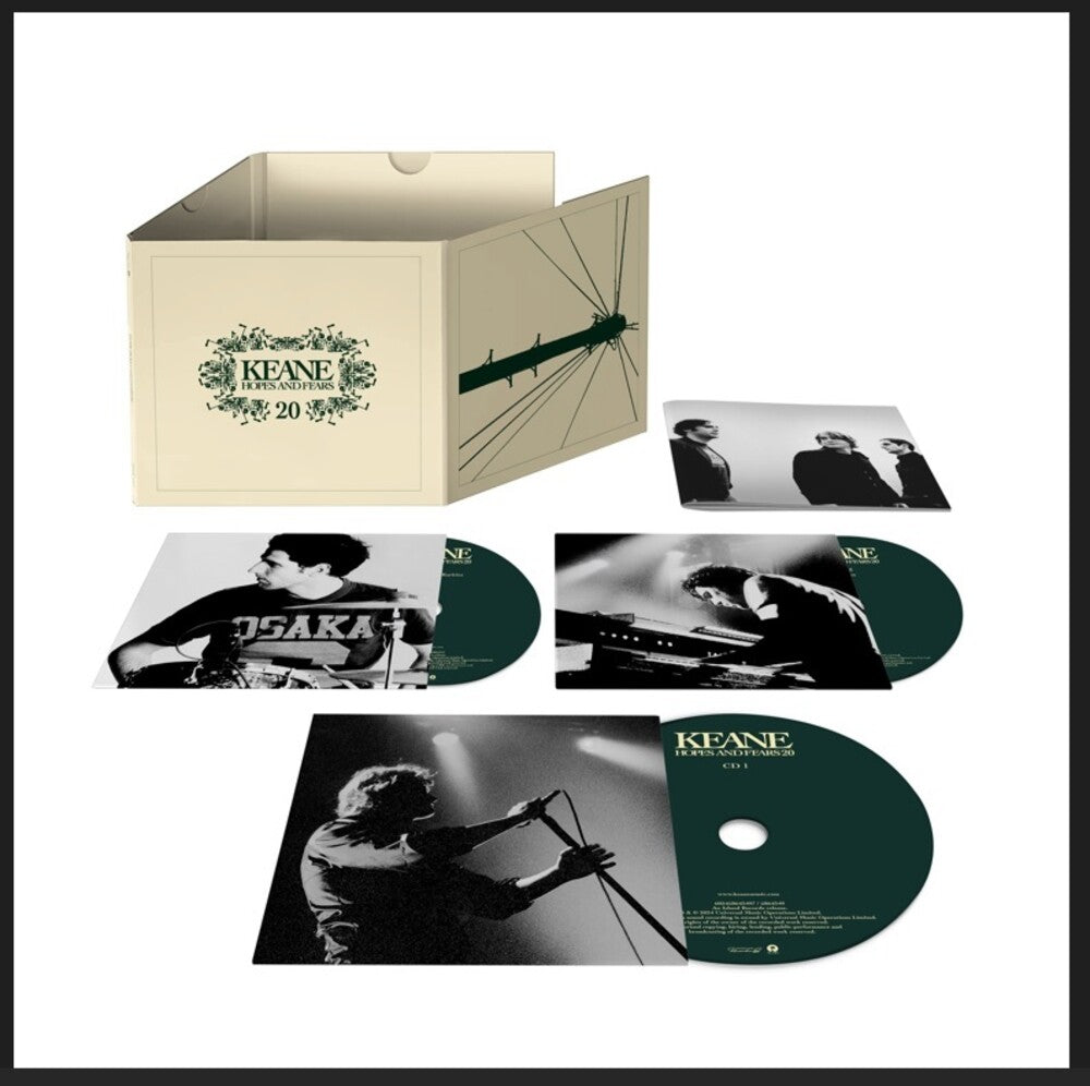 the album cover for Keane - Hopes And Fears (20th Anniversary Edition) [3 CD]