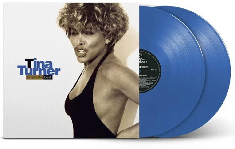 the album cover for Tina Turner - Simply The Best (Blue) [Colored Vinyl] (Uk)