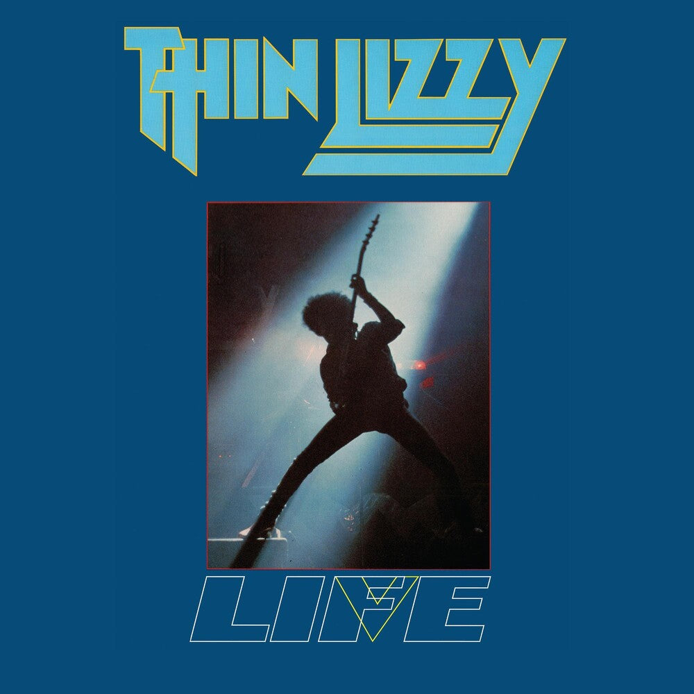 the album cover for Thin Lizzy - Life - Live Double Album (Blue) [Clear Vinyl] (Gate)