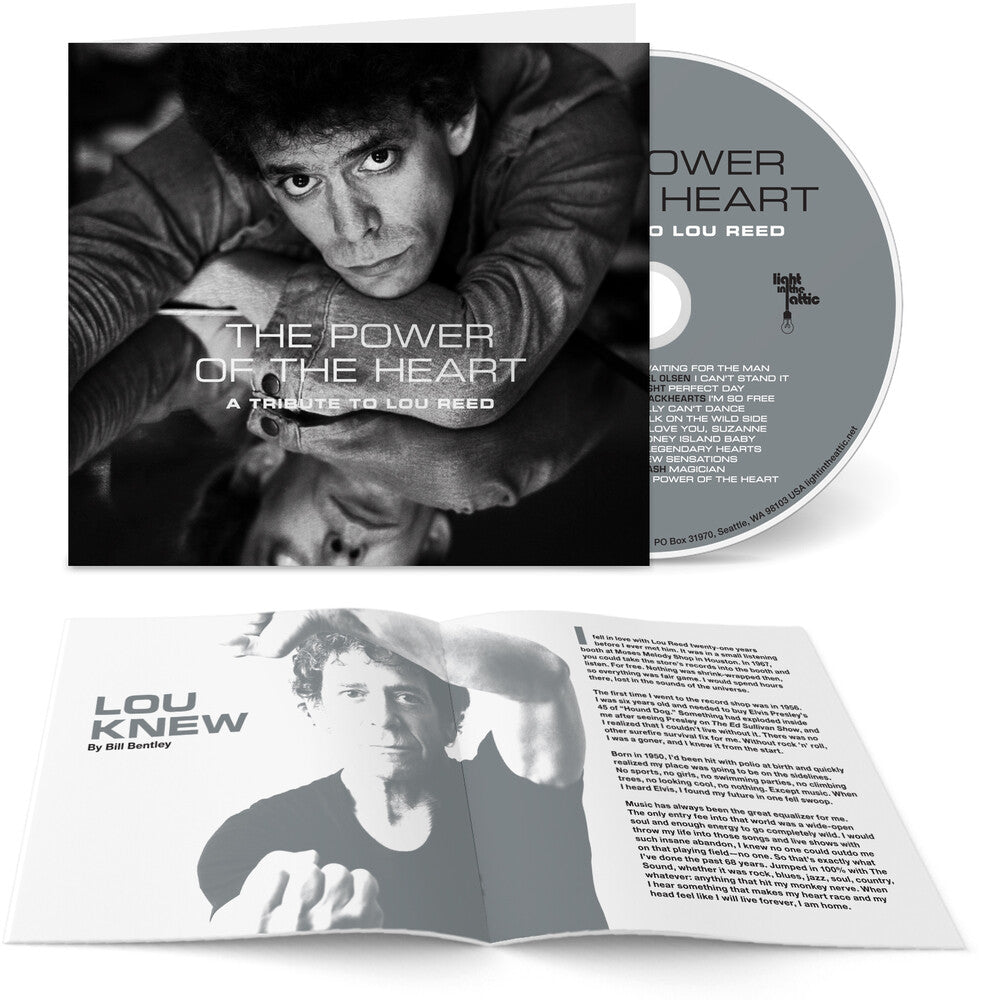 the album cover for Power Of The Heart: Tribute To Lou Reed / Var - Power Of The Heart: Tribute To Lou Reed / Var
